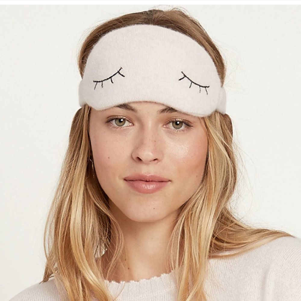 Sleepy Lids Cashmere eye mask set 100% cashmere